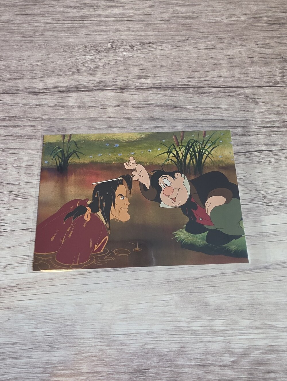 ✨️BUY 3 FOR $22 Gaston (With LaFou), Beauty And The Beast, 1991 Postcard